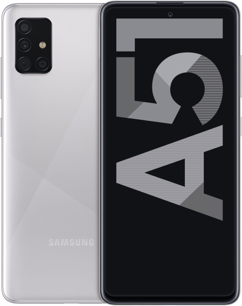 Samsung A515F Galaxy A51 128 GB Silber 4G/LTE Android Smartphone 6,5″ Dual SIM
