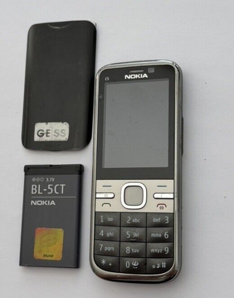 Nokia C5 ( C5-00.2 ) – Warm Grey – Smartphone – ohne Simlock Ungeprüft
