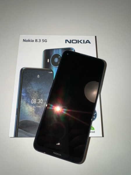 Nokia 8.3 5G – 128GB – Polar Night (Ohne Simlock) (Dual-SIM) Smartphone + Extras
