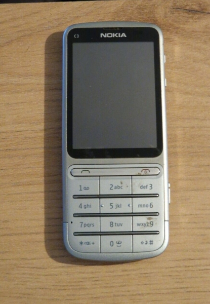 Nokia C3-01 – Silber (Ohne-Simlock) Handy / Smartphone