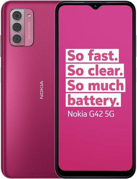 Nokia G42 5G Pink 6,56″ HD+ 128GB 6GB Android 13 Dual SIM entsperrt