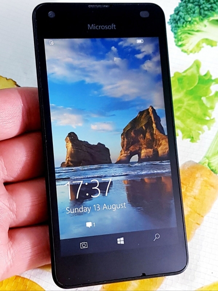 Nokia Lumia 550 (entsperrt) 4G Smartphone makelloser Zustand mit Ladegerät