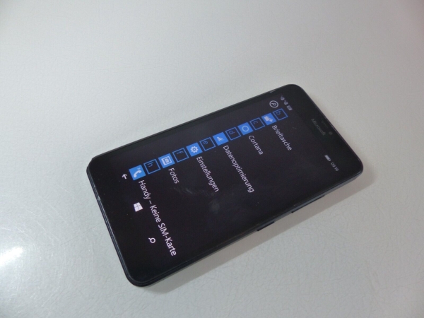 Nokia Lumia 640 XL RM-1067 Dual Sim schwarz Smartphone #272