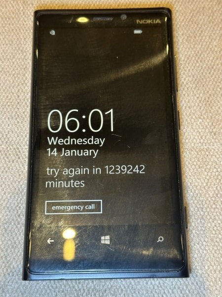 Nokia Lumia 920 schwarz Windows Smartphone – als Ersatzteil
