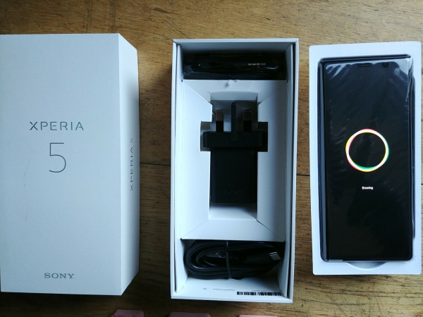 DeGoogled Sony Xperia 5 128GB Privacy Secure No Tracing Schwarz entsperrt 1. Gen