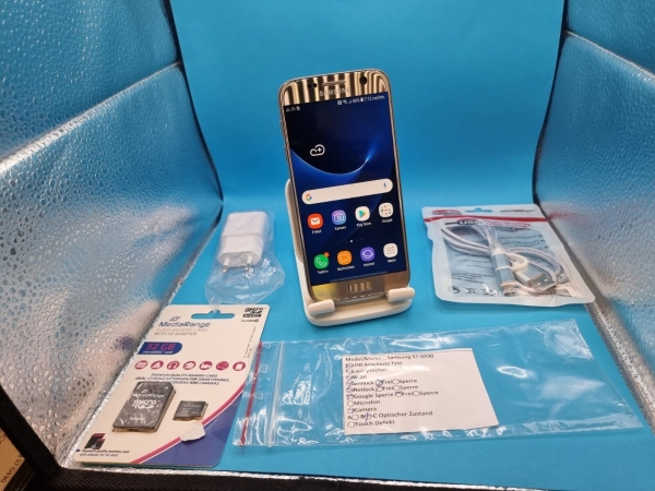 Samsung Galaxy S7 Smartphone, 32+64GB, 4GB Ram Gold Farben