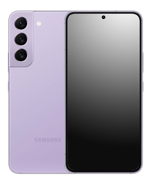 Samsung Galaxy S22 5G Dual-SIM 128 GB lila Smartphone Handy Gut refurbished