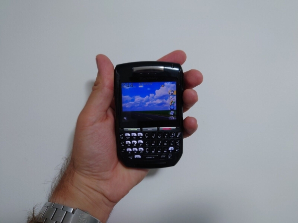 BlackBerry Electron 8707g schwarz (entsperrt) Smartphone QWERTY Handy 8700