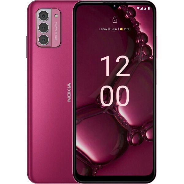 Nokia G42 5G Smartphone 128GB 6GB RAM pink Triple-Kamera LTE Android 5000mAh NEU