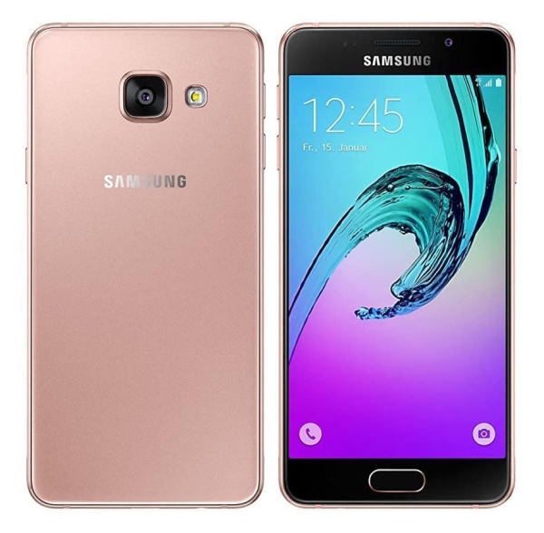 Samsung Galaxy A3 (2016) SM-A310F Pink Gold 16GB 13MP LTE Android Smartphone NEU