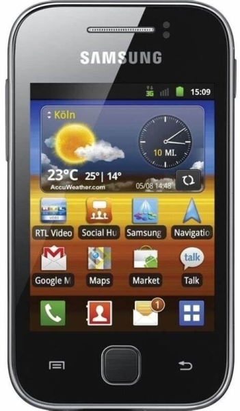 Samsung Galaxy Y Young GT-S5360 – Smartphone Handy schwarz grau (entsperrt)