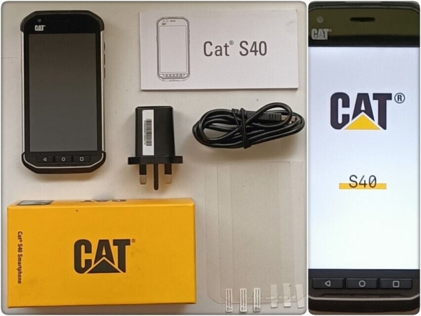 CAT S40 Dual SIM robustes Smartphone (entsperrt), 16GB **BITTE BESCHREIBUNG LESEN**