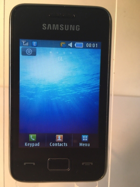 Samsung Tocco Lite 2 Sterne 3 GT-S5220 schwarz (entsperrt) Smartphone Handy