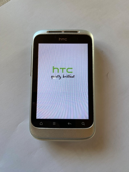 HTC  Wildfire S – Silber Weiß (Ohne Simlock) Smartphone