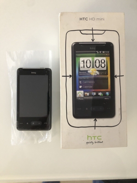 HTC  HD mini – Schwarz (Ohne Simlock) Smartphone