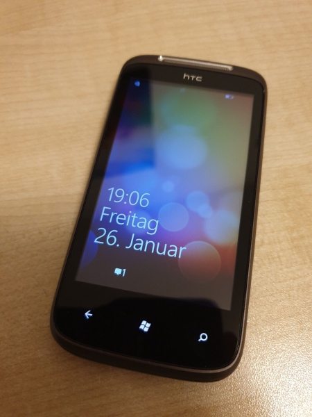 HTC  7 Mozart – 16GB – Schwarz (Ohne Simlock) Smartphone
