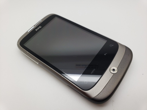 Sehr guter Zustand (T-Mobile/EE/Virgin) HTC Wildfire braun Smartphone A3333