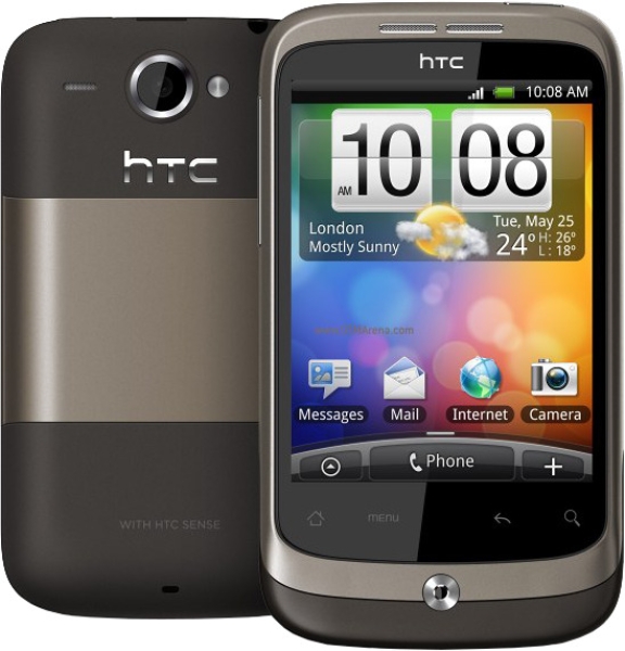 HTC Wildfire grau Smartphone Handy Akzeptabel WOW