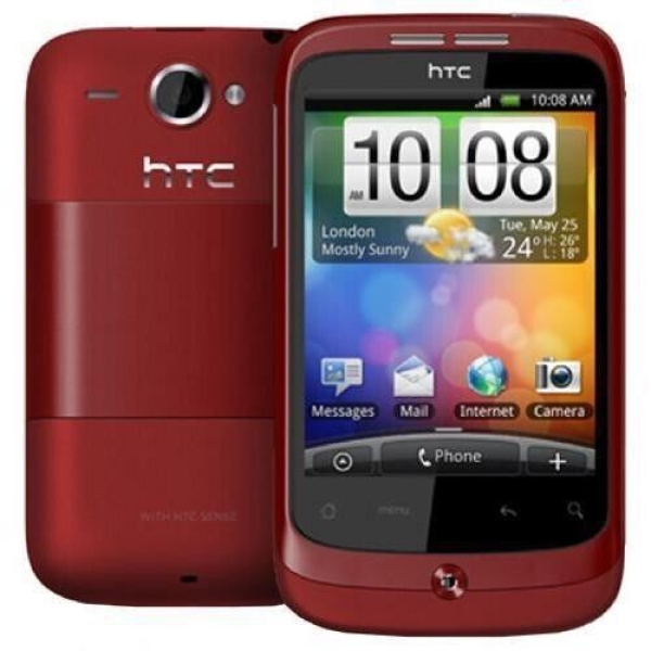 Toller Zustand (THREE NETWORK) rot HTC Wildfire Smartphone UK3POST