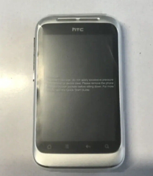 HTC Wildfire S PG76100 entsperrt weiß Android Mini Smartphone 3,2″ Display