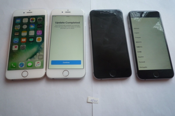 Restposten 4x Apple iPhone 6 – 16GB und 64GB – Spacegrau, Gold, Silber A1586 1748