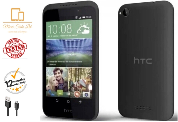 HTC Desire 320 schwarz 8GB entsperrt 4G Android Touchscreen Smartphone + Garantie