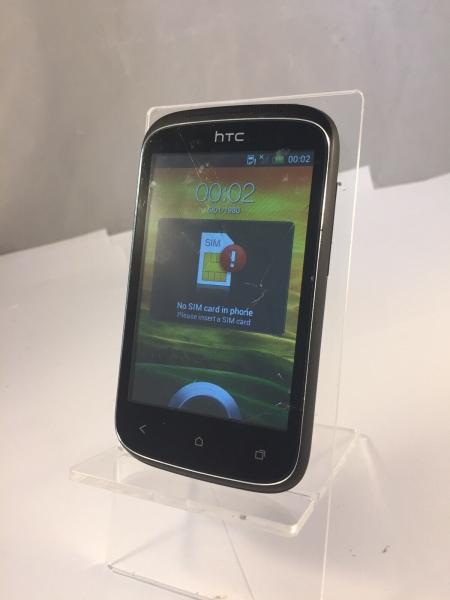 HTC Desire C PL01110 entsperrt schwarz Mini Smartphone Riss 5MP CAM 512MB RAM