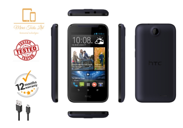 NEU HTC Desire 310 4GB entsperrt 4,5″ Android 3G Smartphone – BLAU – Garantie + CHRGER