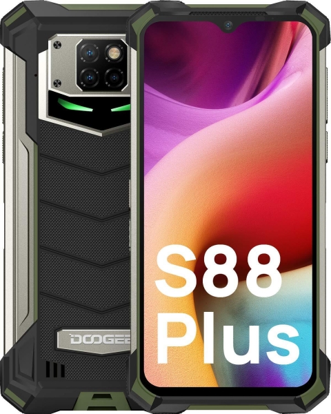 DOOGEE S88 Plus (2021) Robustes Smartphone 10000mAh Akku 8GB + 128GB Helio P…