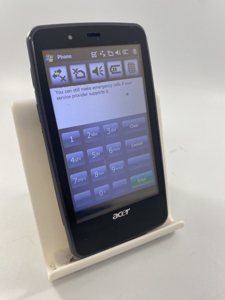 Acer F900 schwarz entsperrt 128MB 3,8″ 3MP Windows Touchscreen Smartphone