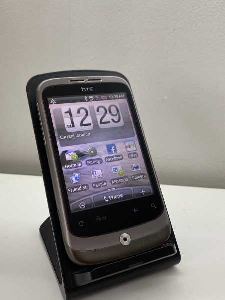 HTC Wildfire A3333 (entsperrt) braunes Smartphone voll funktionsfähig