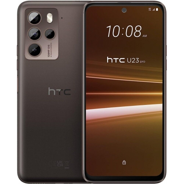 HTC U23 Pro 5G Smartphone 256GB 12GB RAM coffee black Quad-Kamera LTE 4600mAh
