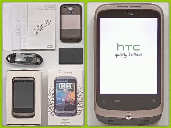 HTC Wildfire A3333 – Smartphone schwarz (entsperrt)