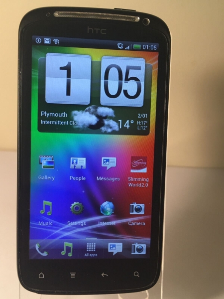 HTC Sensation Z710e – Schwarz (entsperrt) Smartphone Handy fehlende Lautstärketasten