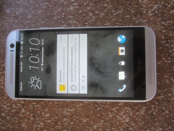 HTC One M8 Glacial Silver 16GB Android Smartphone in Bestzustand