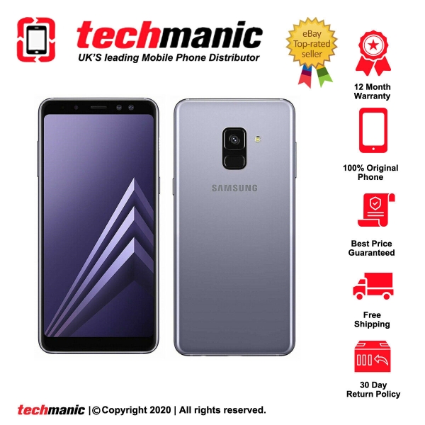 Samsung Galaxy A8 (2018) SM-A530F – 32GB – grau (entsperrt) Smartphone