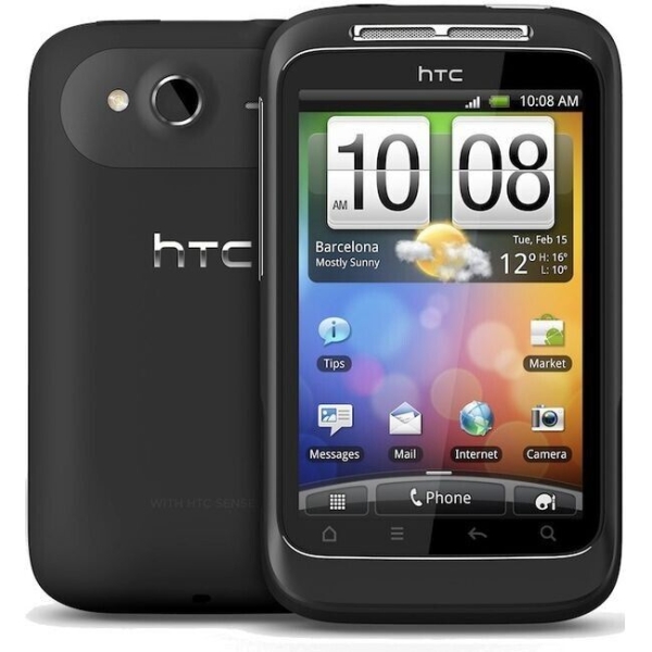 HTC Wildfire S schwarz (entsperrt) Smartphone Handy A510e