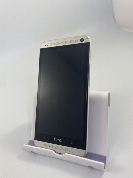 HTC One 16GB entsperrt silber Android Smartphone Haaransatz Riss 4,7″ Display