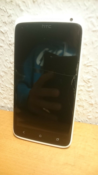 HTC PJ46100 Weiß Defektes Display für Bastler – Handy Smartphone Displayschaden