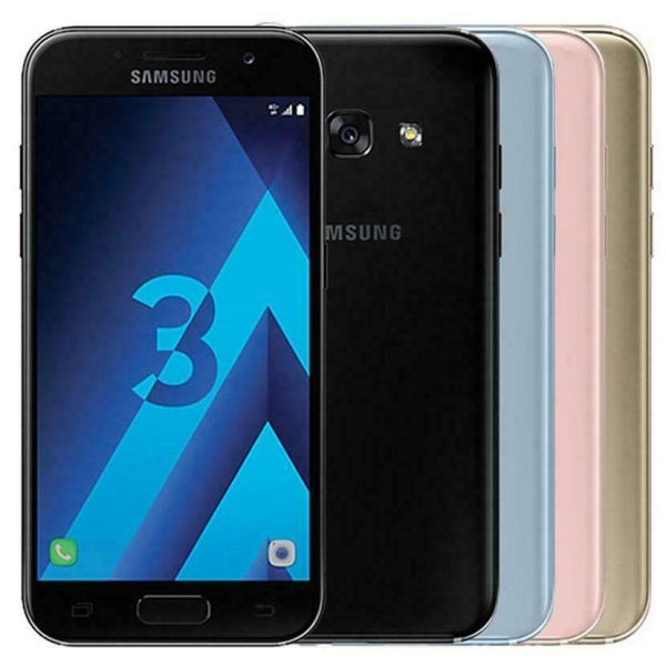 Samsung Galaxy A3 2017 A320FL 16GB SCHWARZ (entsperrt) 13MP Smartphone sehr gut