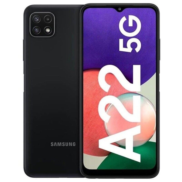Samsung Galaxy A22 5G schwarz 64GB 4GB LTE NFC Simfree entsperrt Android Smartphone