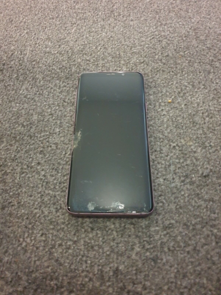 Samsung Galaxy S9+ SM-G965 – 128GB – lila lila beschädigter Bildschirm ENTSPERRT/DREI