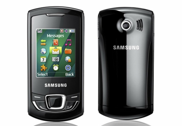 Samsung Monte Slide GT-E2550 – Stark schwarz (entsperrt) Smartphone brandneu