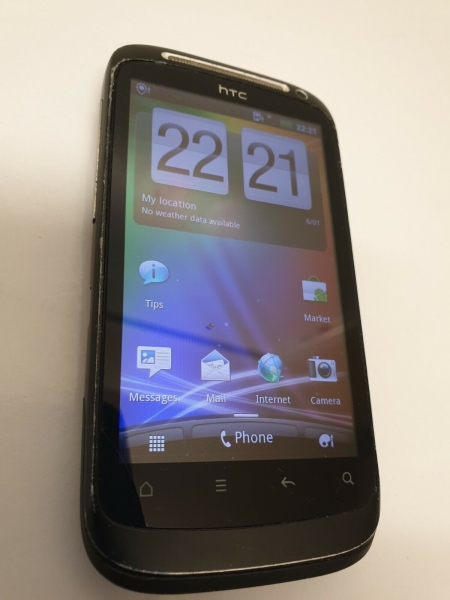 HTC Desire S – 1,1 GB – Smartphone schwarz (entsperrt)