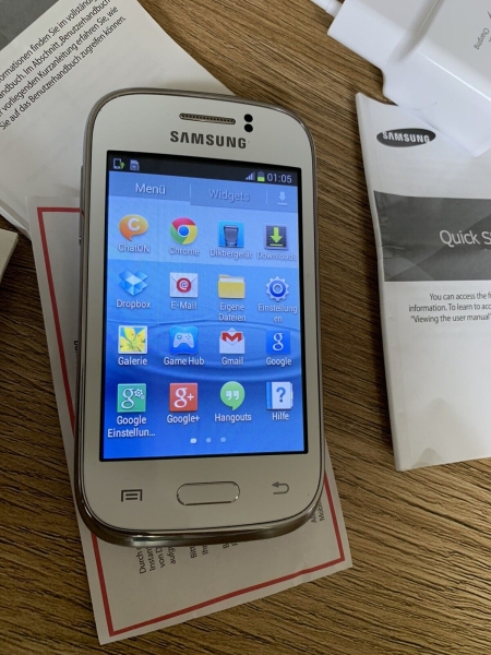 Samsung  Galaxy Young GT-S6310N – 4GB – Weiß (Ohne Simlock) Smartphone