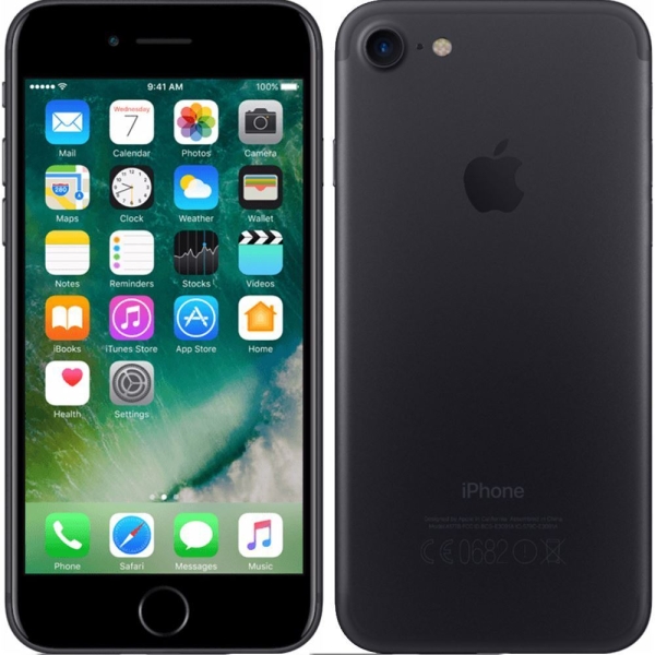 Apple iPhone 7 128GB entsperrt Smartphone mattschwarz – EXTRA 20% RABATT – GUT B+