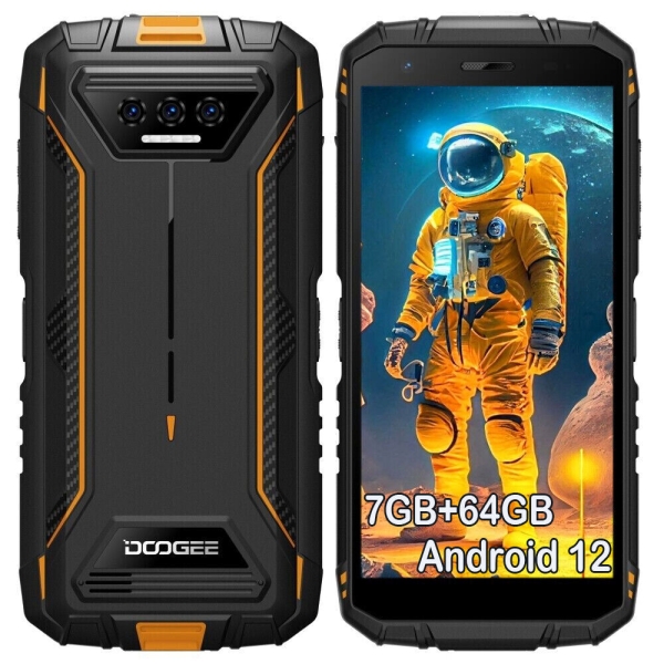 DOOGEE S41Pro Outdoor Handy Ohne Vertrag 6300mAh 7GB+64GB 4G Dual SIM Smartphone