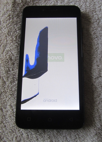 Defekt Riss – Lenovo A1010a20 schwarz 5MP Android Touchscreen Smartphone