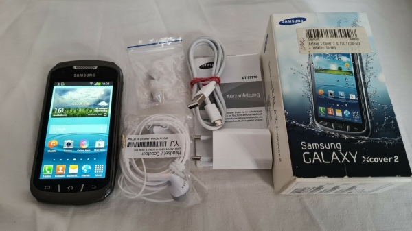 Samsung Galaxy Xcover 2 GT-S7710 – 4GB – Titan Grau (Ohne Simlock) Smartphone