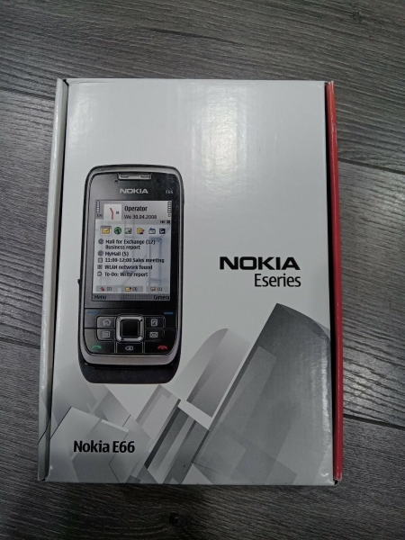 Nokia E66 – Schwarz (Gesperrter Status unbekannt) Smartphone